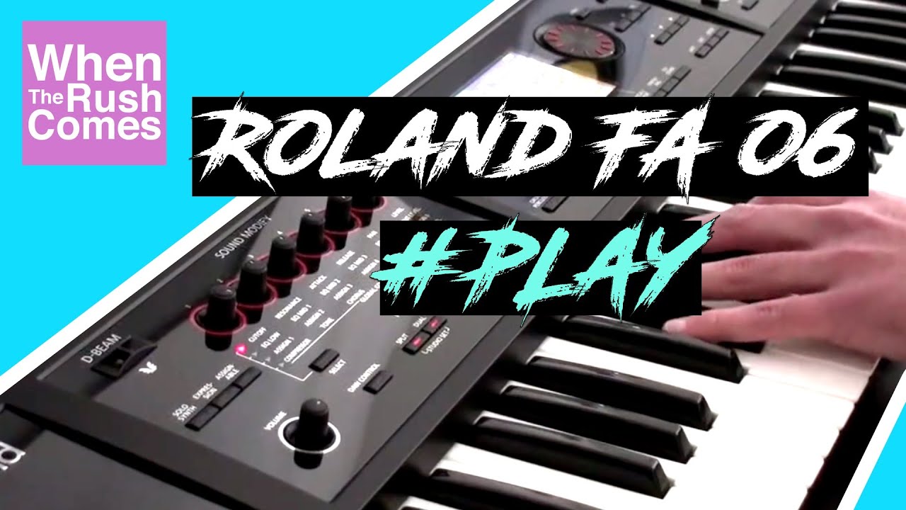 Roland FA-06 synthesizer | Play (sounds demo)
