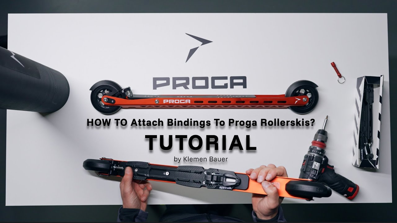 HOW TO Attach Bindings To Proga Rollerskis? | Proga Rollerski Tutorial
