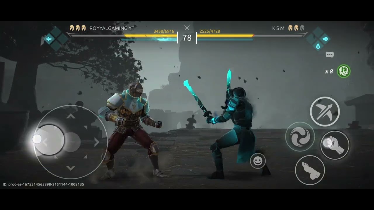 Defeating OGS clan | 100th Vedio special | Iron clad epic weapon | Shadow Fight 4 Arena