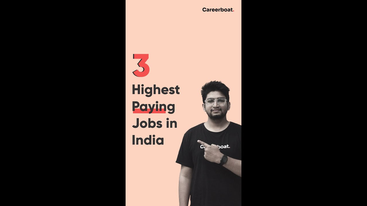 3 Highest Paying Tech Jobs in India. 