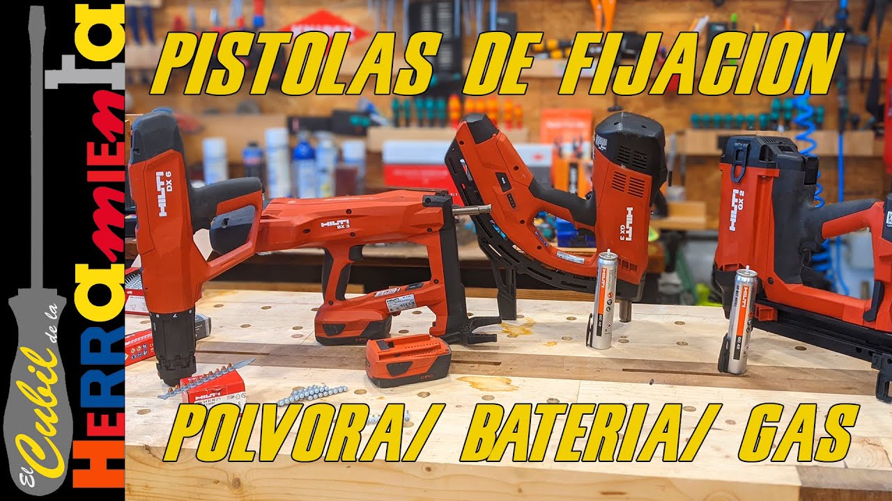 FIJAR ANCLAJES DE MANERA RAPIDA Y SEGURA HERRAMIENTAS FIJACION HILTI.