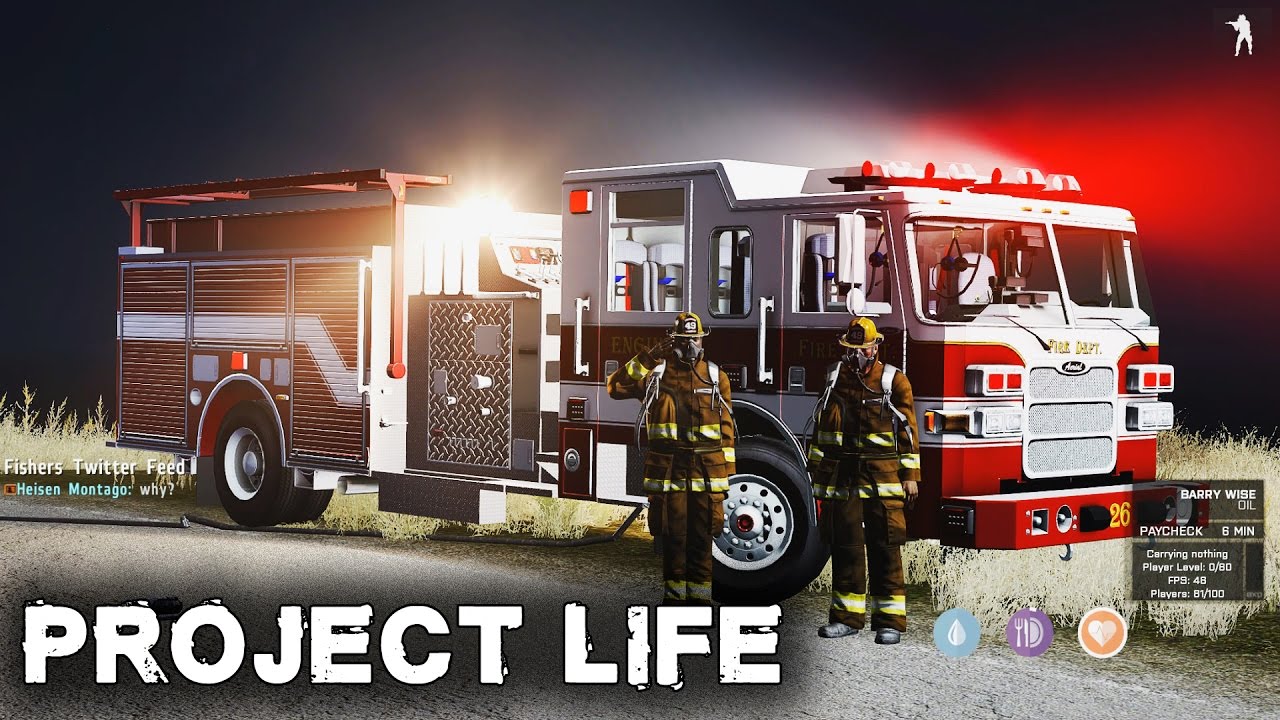 Arma 3 - Project Life Mod - Fire Department - Big Bush Fire