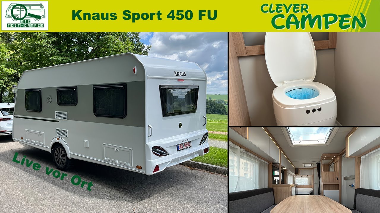 Knaus Sport 450 FU neu, leichter und günstiger für 2025 - Live vor Ort / Review / Clever Campen