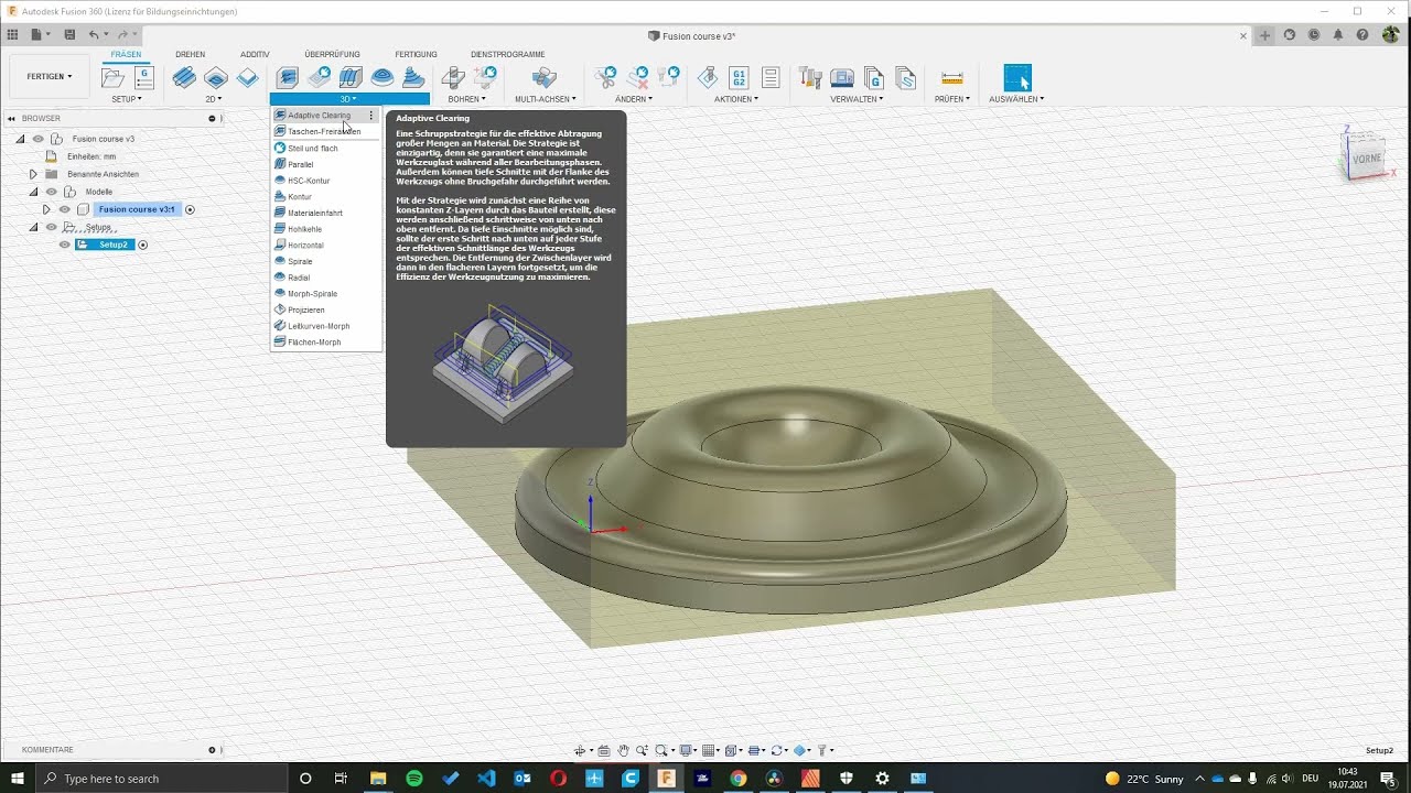 Tutorial Fusion360 für Holz CNC Fräsen