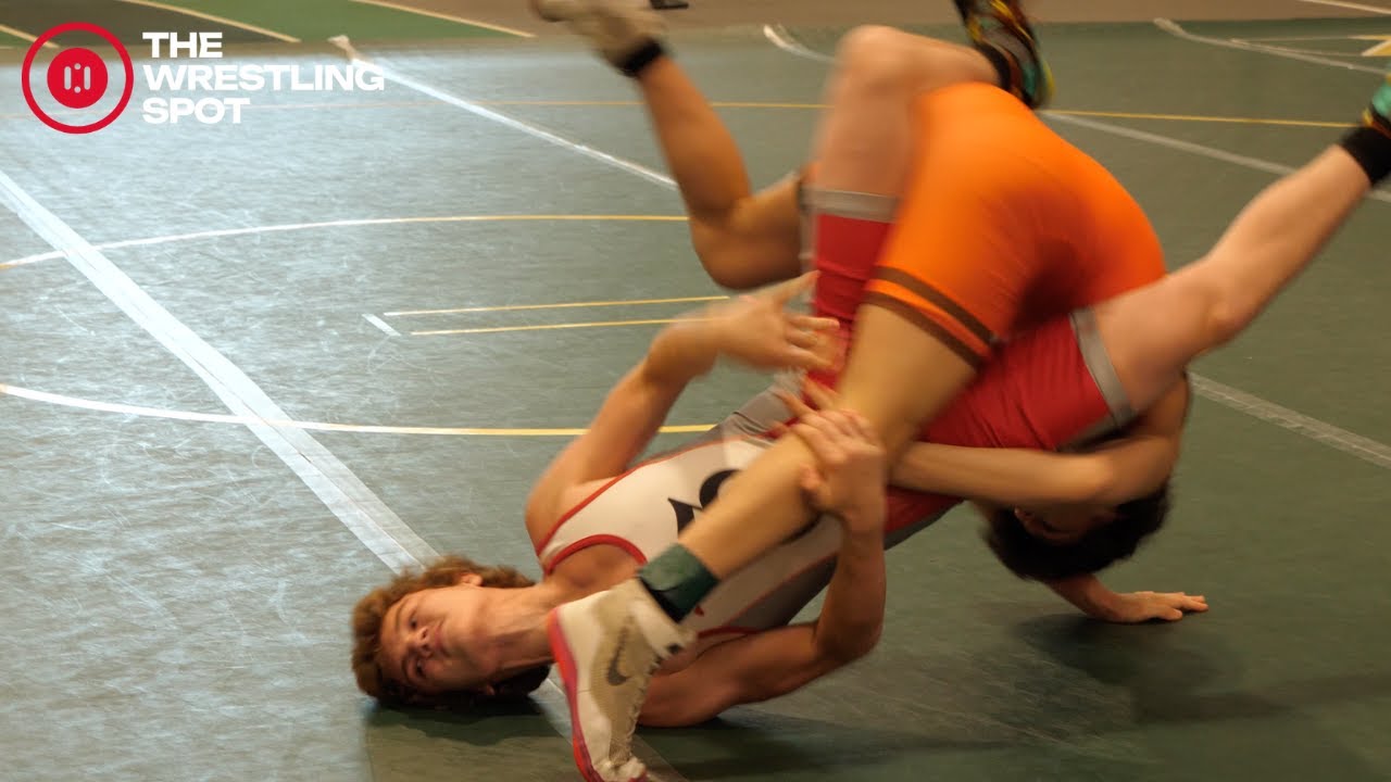 120 - Kyran Gebert of Grant Community High School [R] v. Danny Lehman of Hersey High School [G]