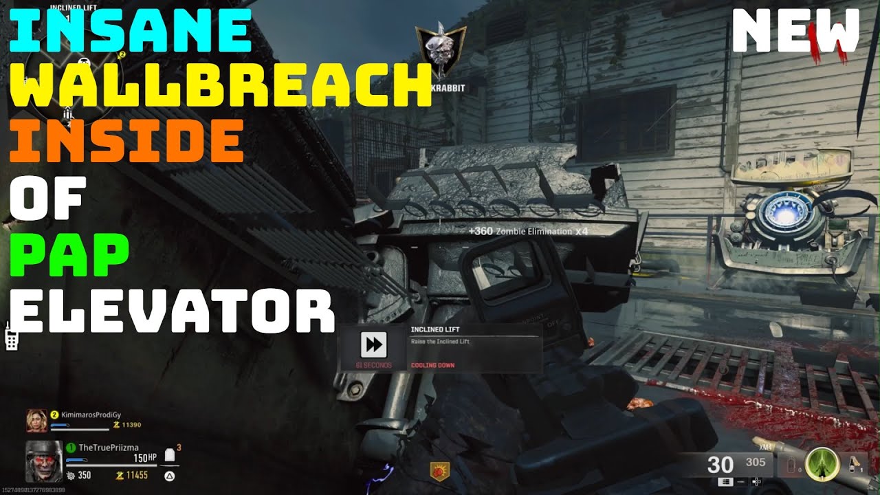 *NEW* Black Ops 6 Zombies: Insane Wallbreach Inside Of PAP Elevator