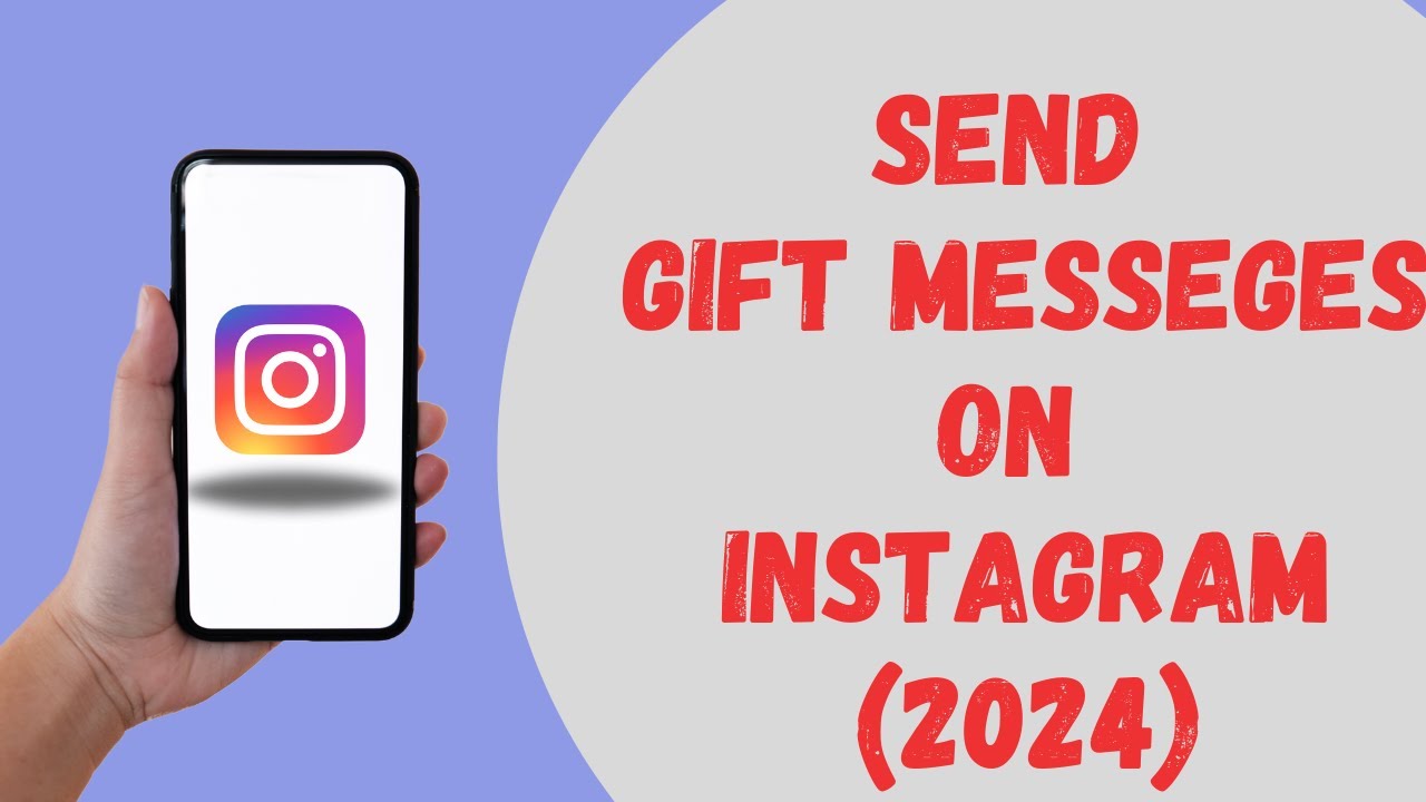 Send gift messages on an Instagram
