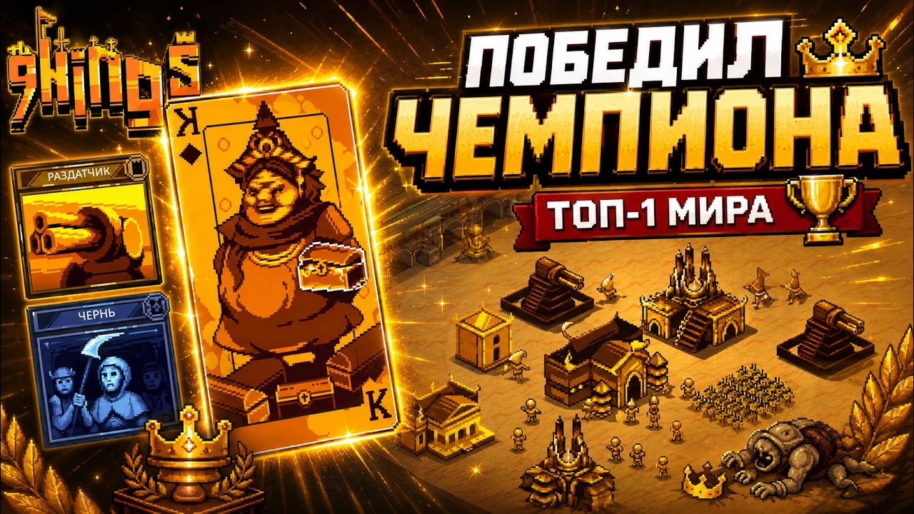 ПОБЕДИЛ ТОП-1 МИРА! Король Алчности разогнал Чернь до 91 000 ХП | 9 Kings