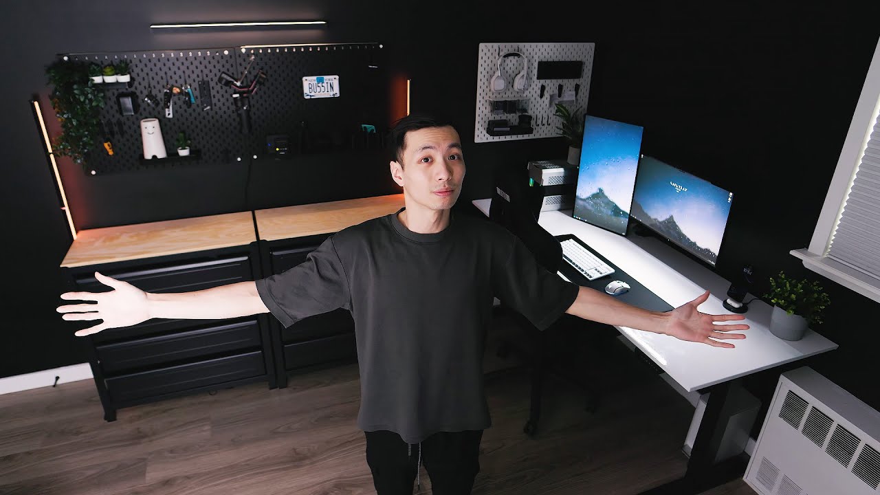 2025 Desk Setup Upgrade & Workbench - My New YouTube Space!