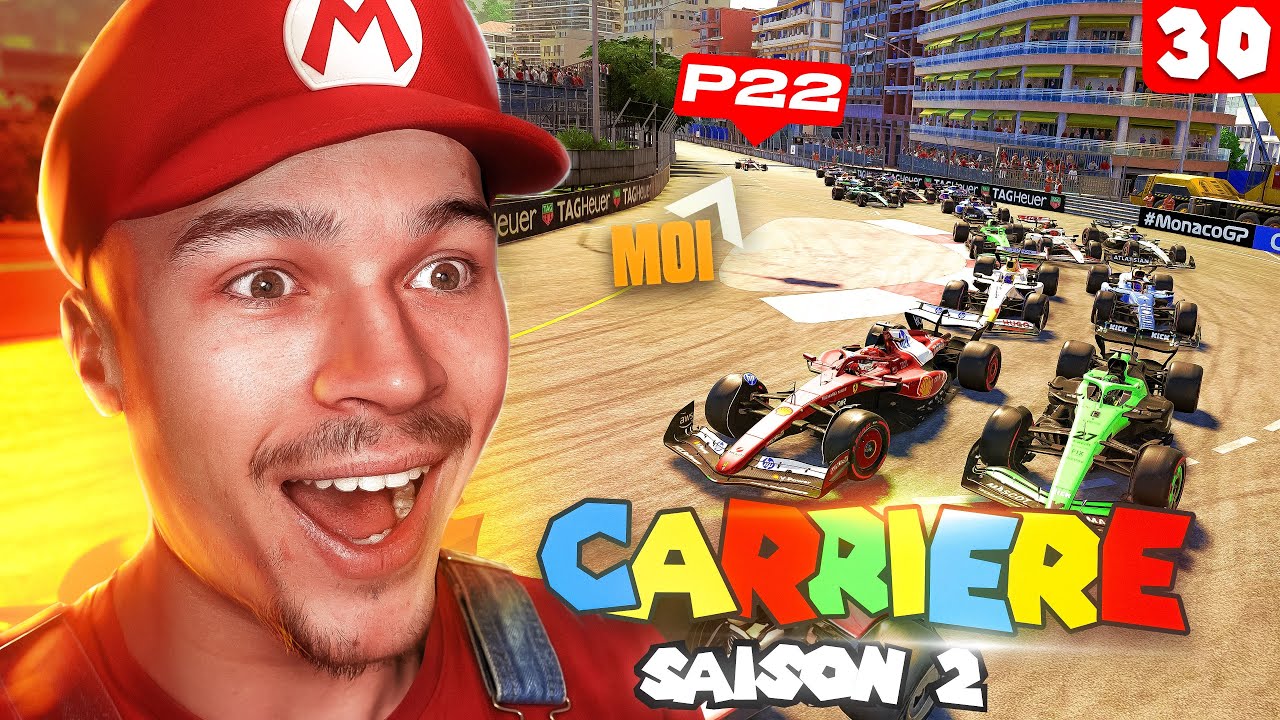 F1 25 Carrière #30 | JE FAIS UN LAST TO FIRST À MONACO ?! 🤩 ! [My Team FR]
