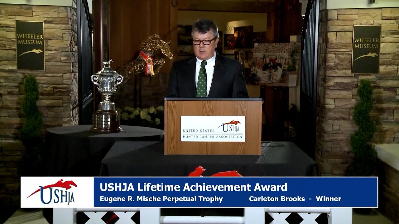 USHJA Lifetime Achievement Award for Carleton Brooks