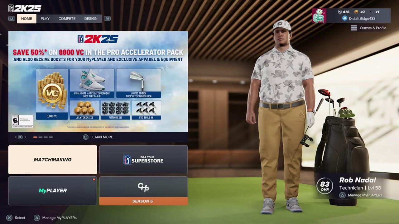 Goobers try to golf