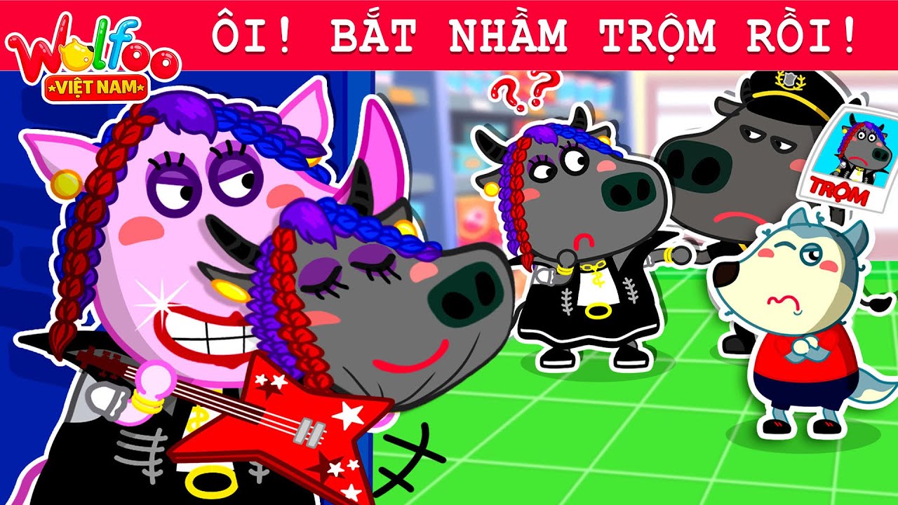Wolfoo Việt Nam ⭐ Thật Vs Giả! Cảnh Giác Kẻ Trộm Giả Mạo Ở Trung Tâm Thương Mại |Hoạt Hình Thiếu Nhi