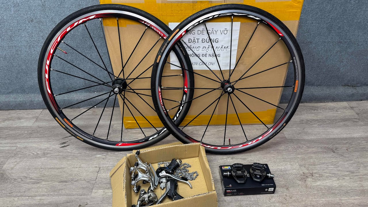 Bánh Fulcum Racing 1, Pedal Look Ceramic, Pedal Dura-Ace 9100. TuanHD 0888.391.992