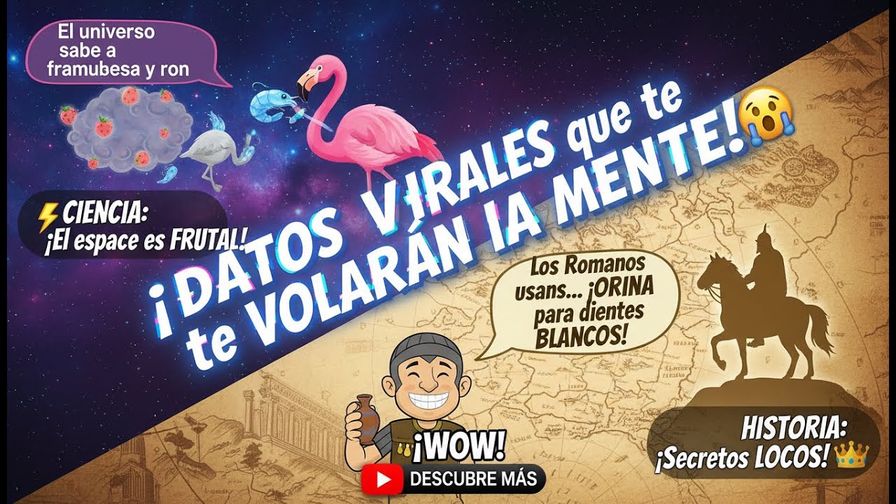 &iexcl; DATOS VIRALES QUE TE VOLARAN LA MENTE ! 😮