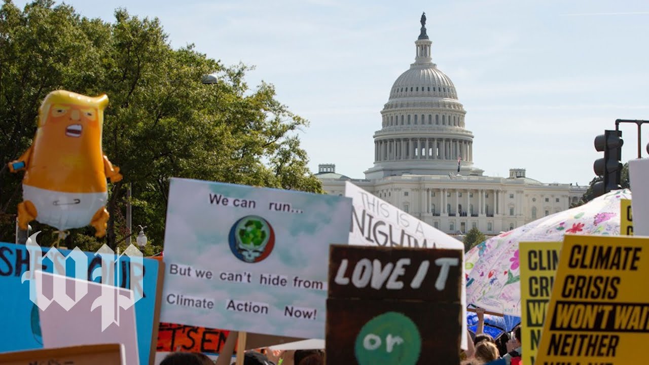 &lsquo;We are on the frontlines&rsquo;: Youth descend on D.C. to strike against climate change