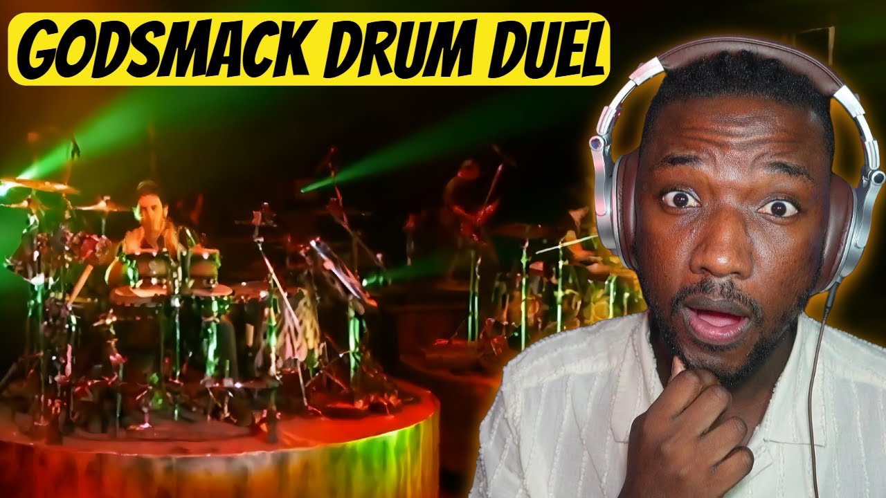 Певица впервые слышит Godsmack Drum Duel