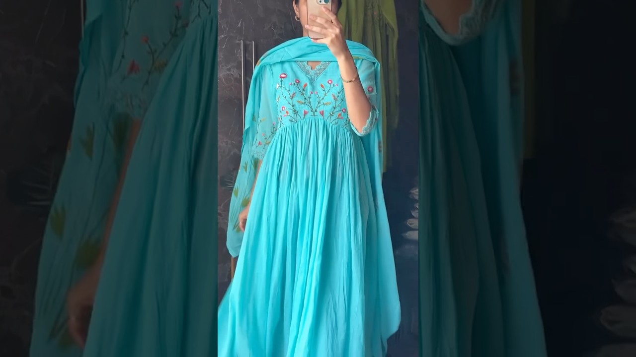 Premium mul cotton Anarkali🌸 | DM for orders:+919207118584 