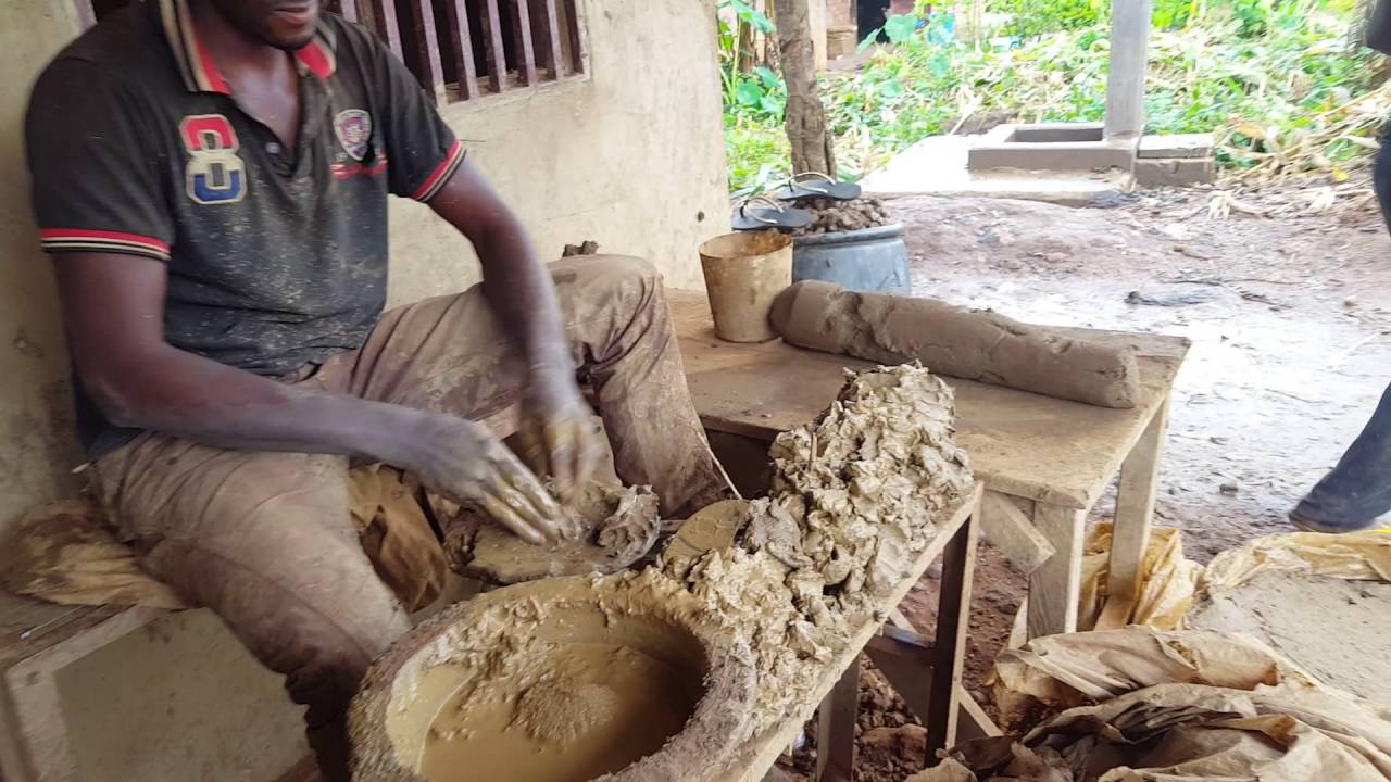 Bamessing village, Cameroon local Pottery Artisan
