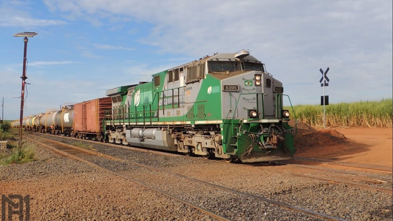 Trem tanqueiro chegando em Araraquara