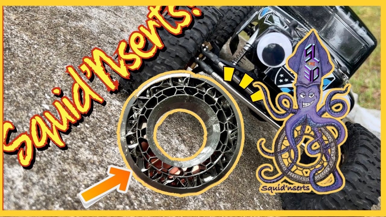 Напечатанные на 3D-принтере вставки Squid'ns в JConcepts TUSK