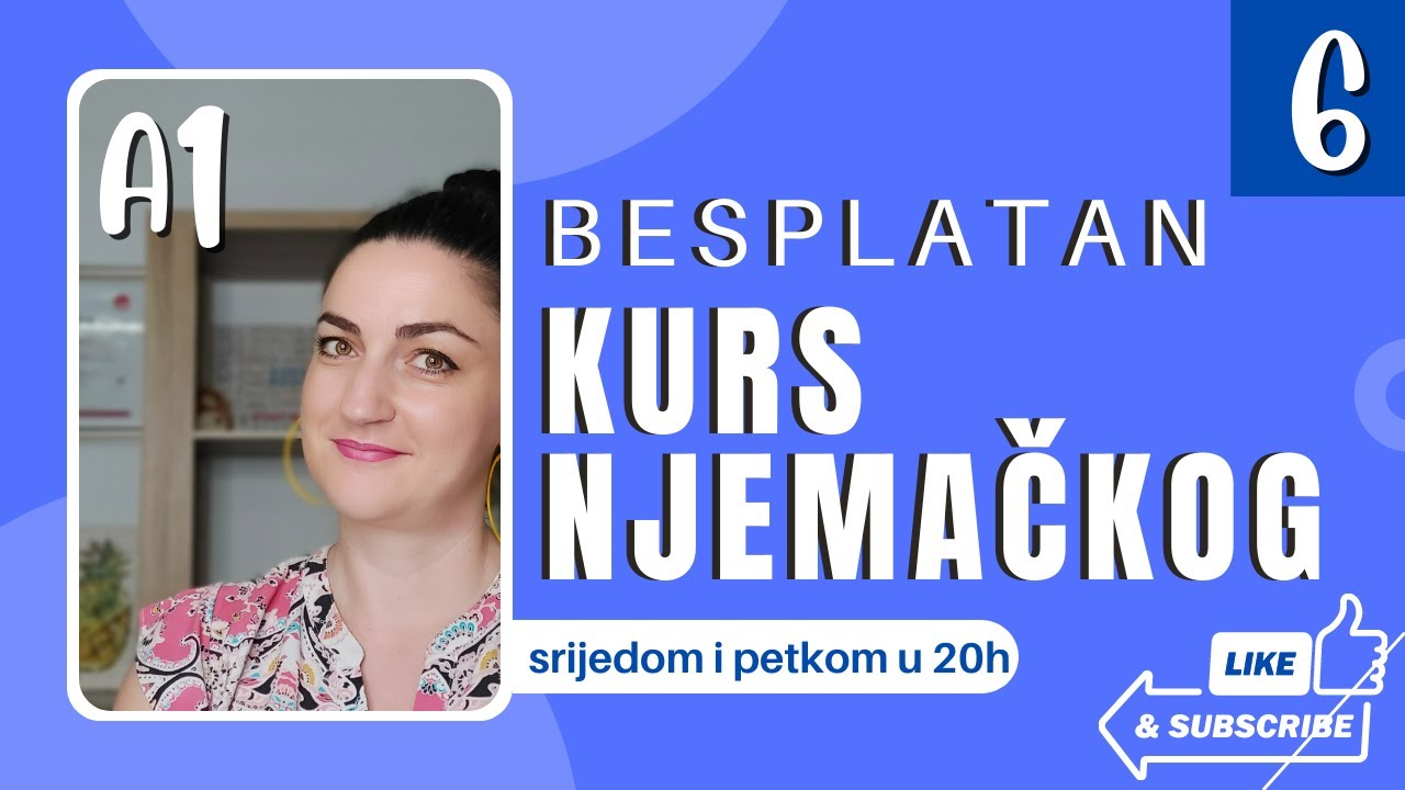 NIVO A1 - SAMO ZA POCETNIKE - LEKCIJA 6