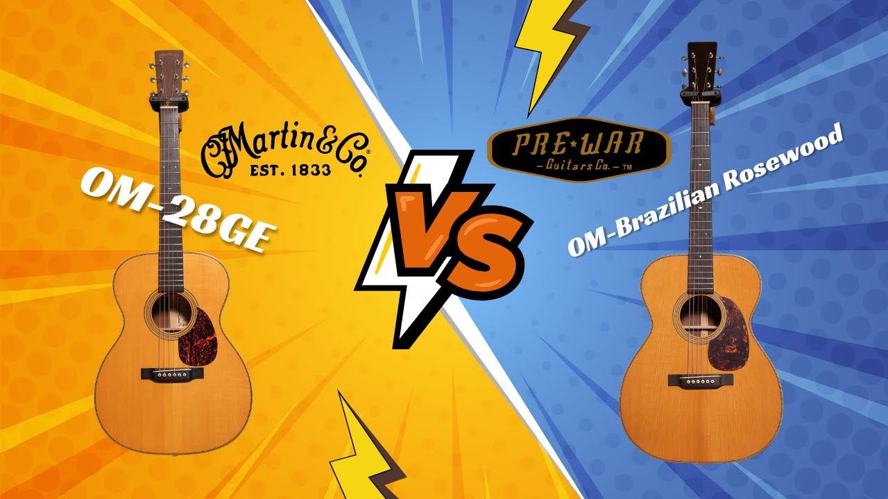【超吉比一比EP.22】Martin OM-28GE Golden Era（2002）VS Pre-War Guitar Company OM Brazilian Rosewood 戰前復刻對決