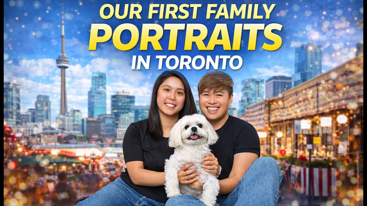 Our First Family Photoshoot with Teddy 🐶 | Fido Foto Toronto