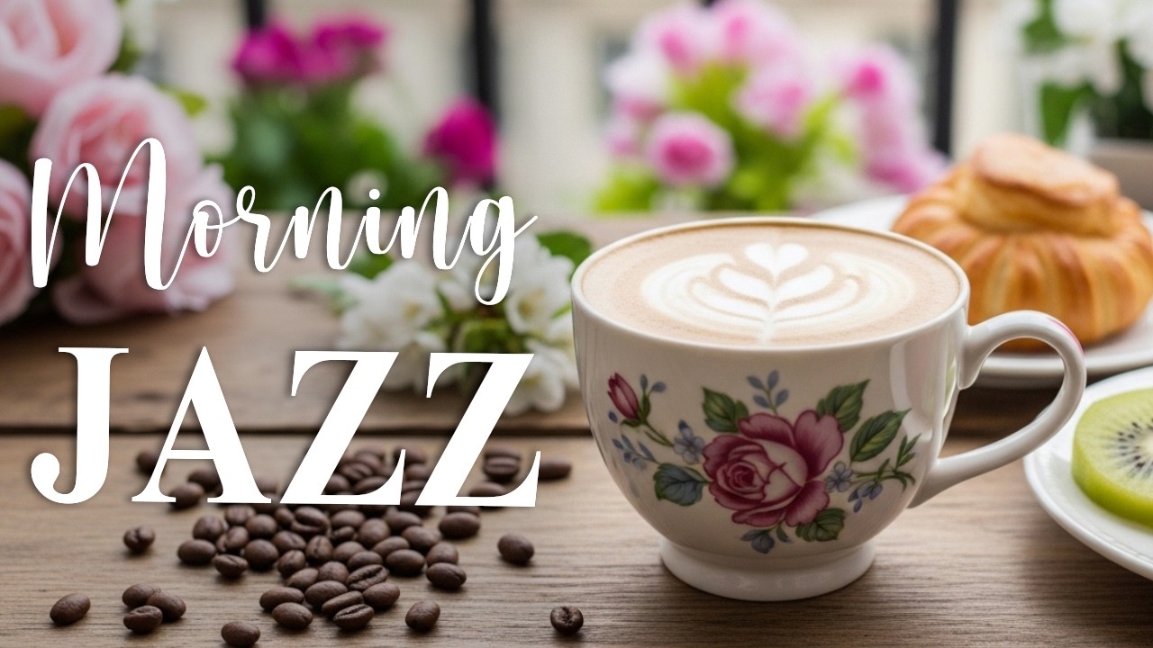 Morning Jazz Music ☕ Cozy Coffee Music & Delicate Bossa Nova Piano for Joyful Moods