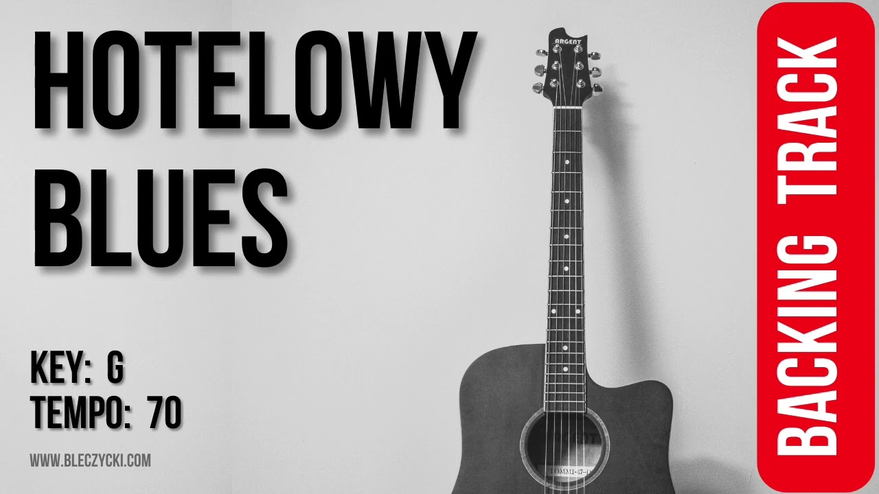 Hotelowy Blues  podkład backing track G