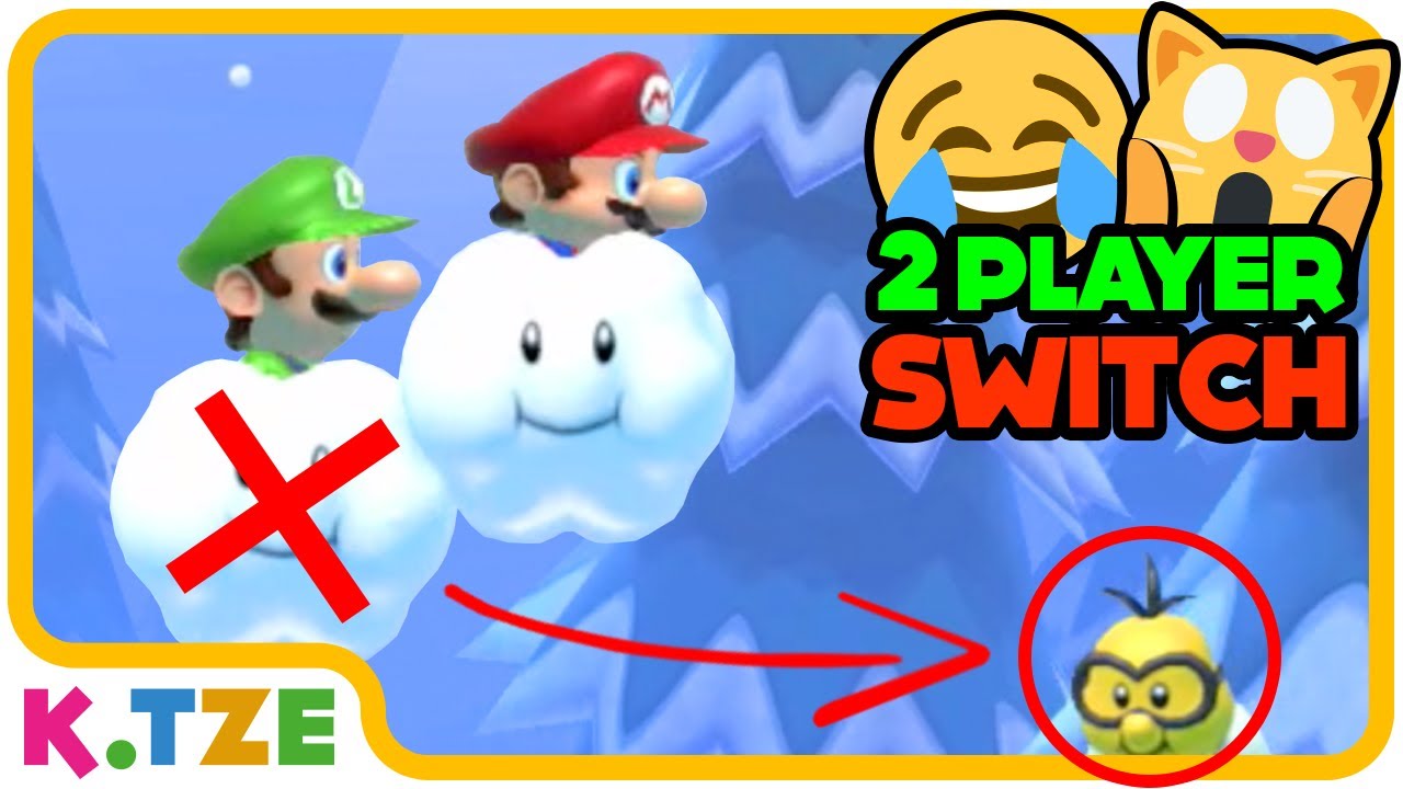 Super Mario 2 Player Switch 😂☁️ Wolken Lachflash | K.Tze