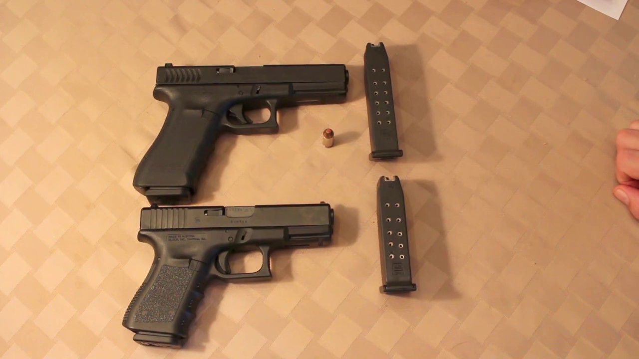 Glock 22 vs Glock 23 Comparison video