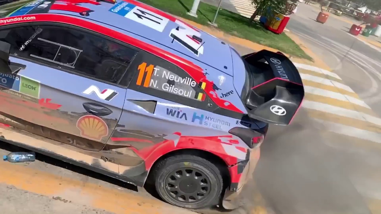 WRC RALLY MEXICO 2019 street stage leon