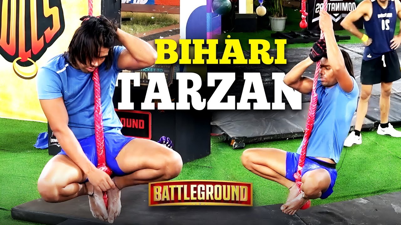New! Raja ने दिखाया Apna बिहारी Tarzen रूप | Battleground Show | Rajat Dalal | Neeraj Goyat