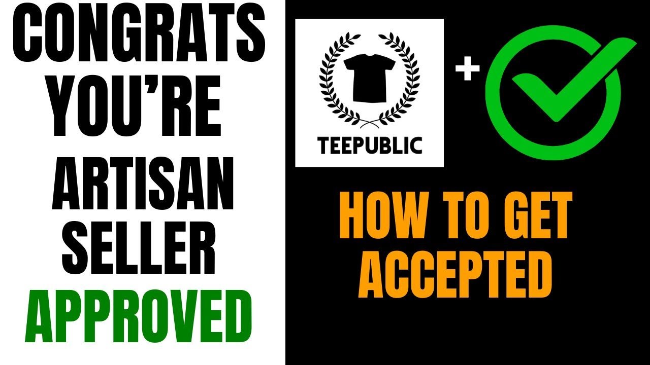 How I got Teepublic ARTISAN Account (with Proof) | No More Deleting of NEW Accounts