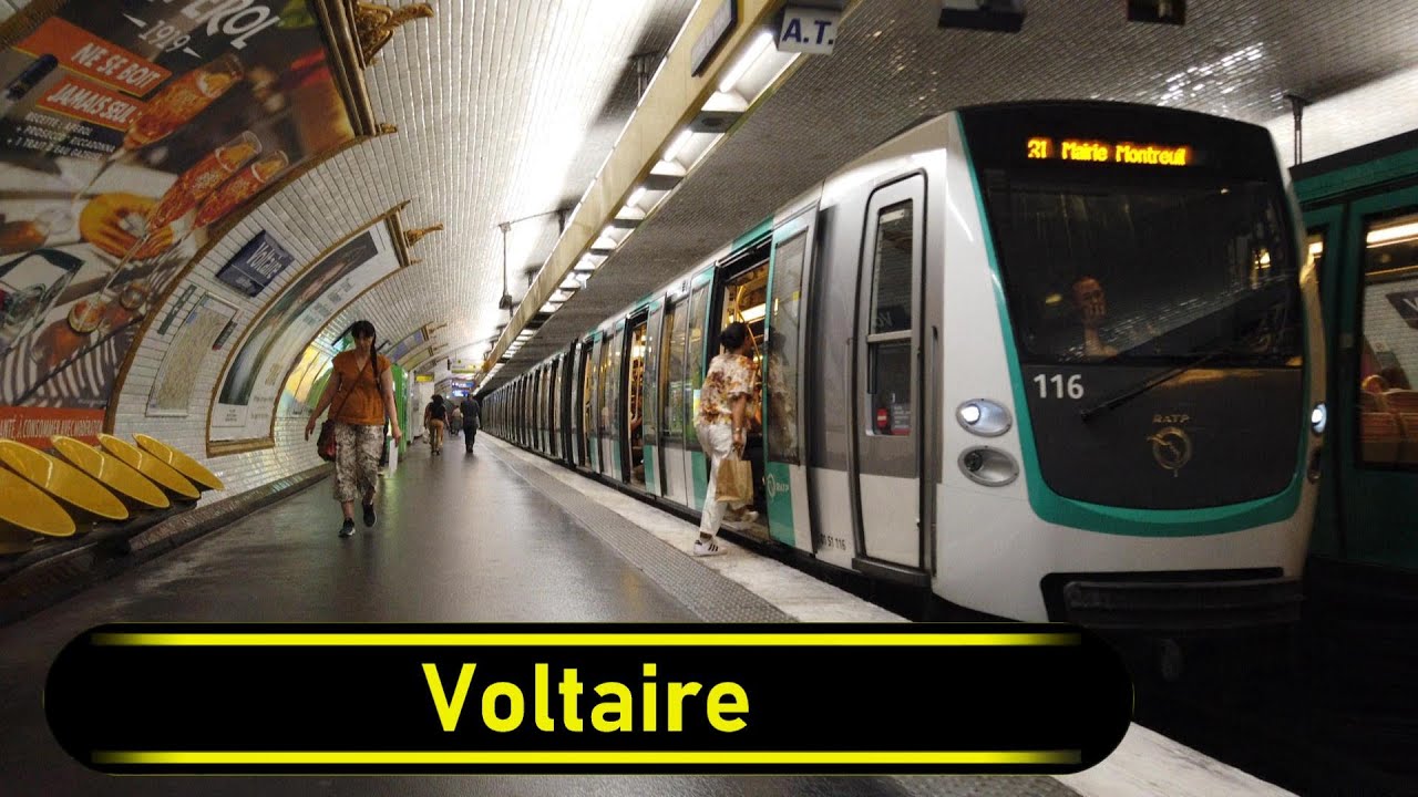 Metro Station Voltaire - Paris 🇫🇷 - Walkthrough 🚶