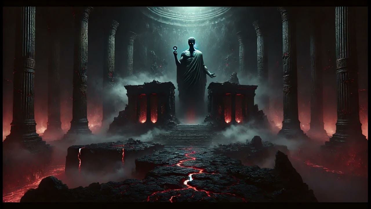 Greek Gods Hades in the Temple | Dark  Acoustic Ambience Music Echoes of the Underworld 2 Hour