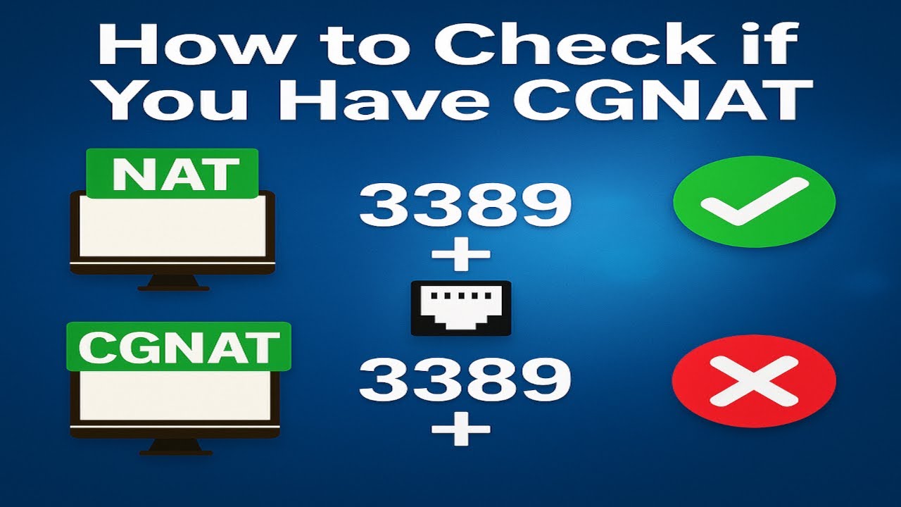 How to Check if You Have CGNAT