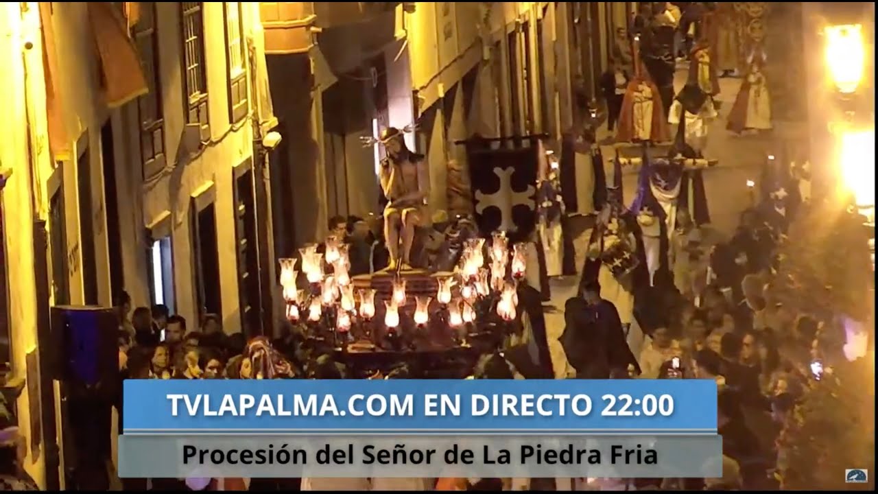 Procesión del Señor de La Piedra Fría Jueves 17 en directo 22:00  Parroquia de San Francisco
