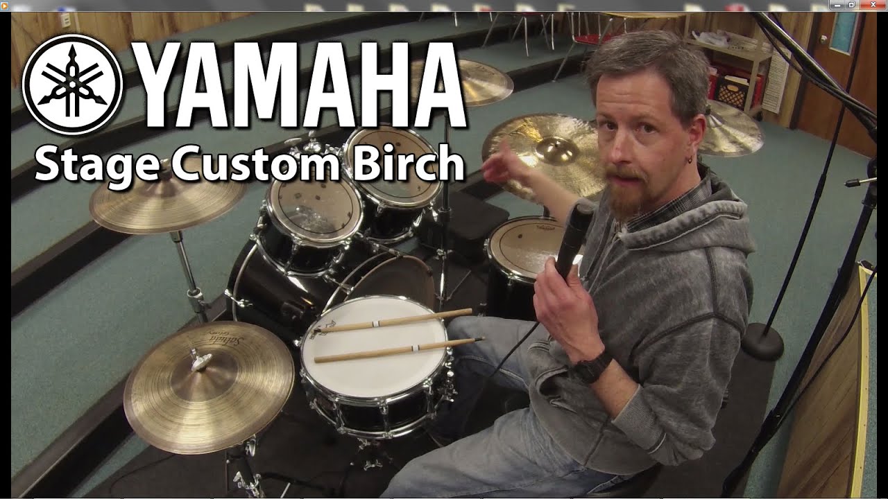 Обзор и проверка звука ударной установки Yamaha Stage Custom Birch