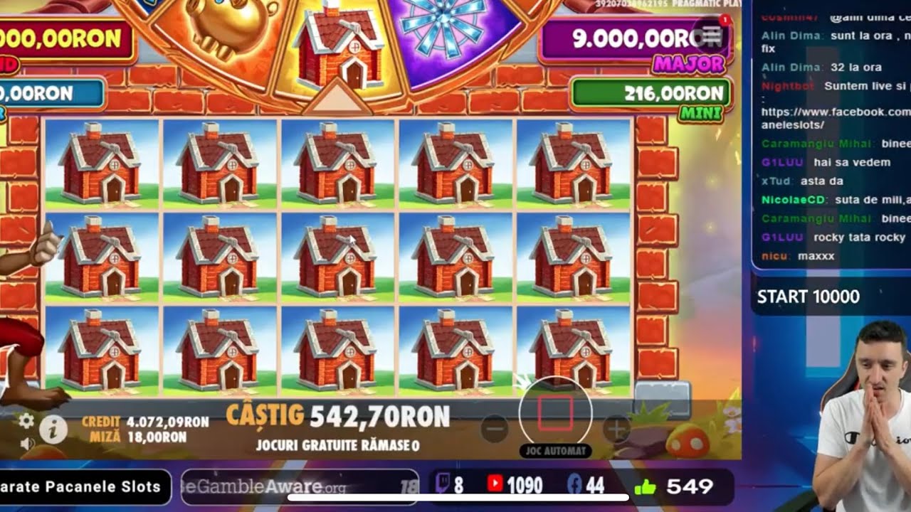 AM PRINS PANOU DE CASUTE DE CARAMIDA LA BRICK HOUSE!!!!! | APARATE PACANELE LIVE | PRAGMATICPLAY