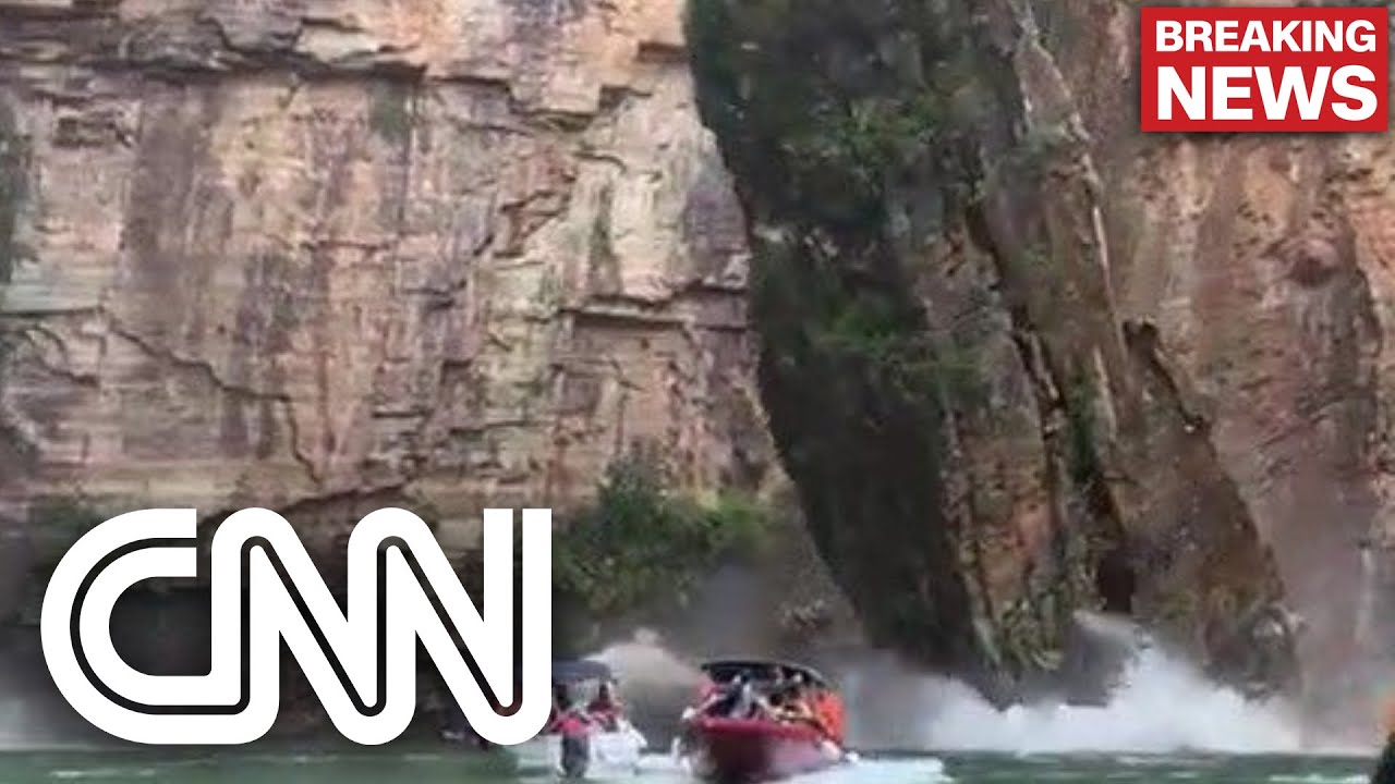 Lanchas são atingidas por desabamento de pedras em Capitólio (MG) | CNN SÁBADO