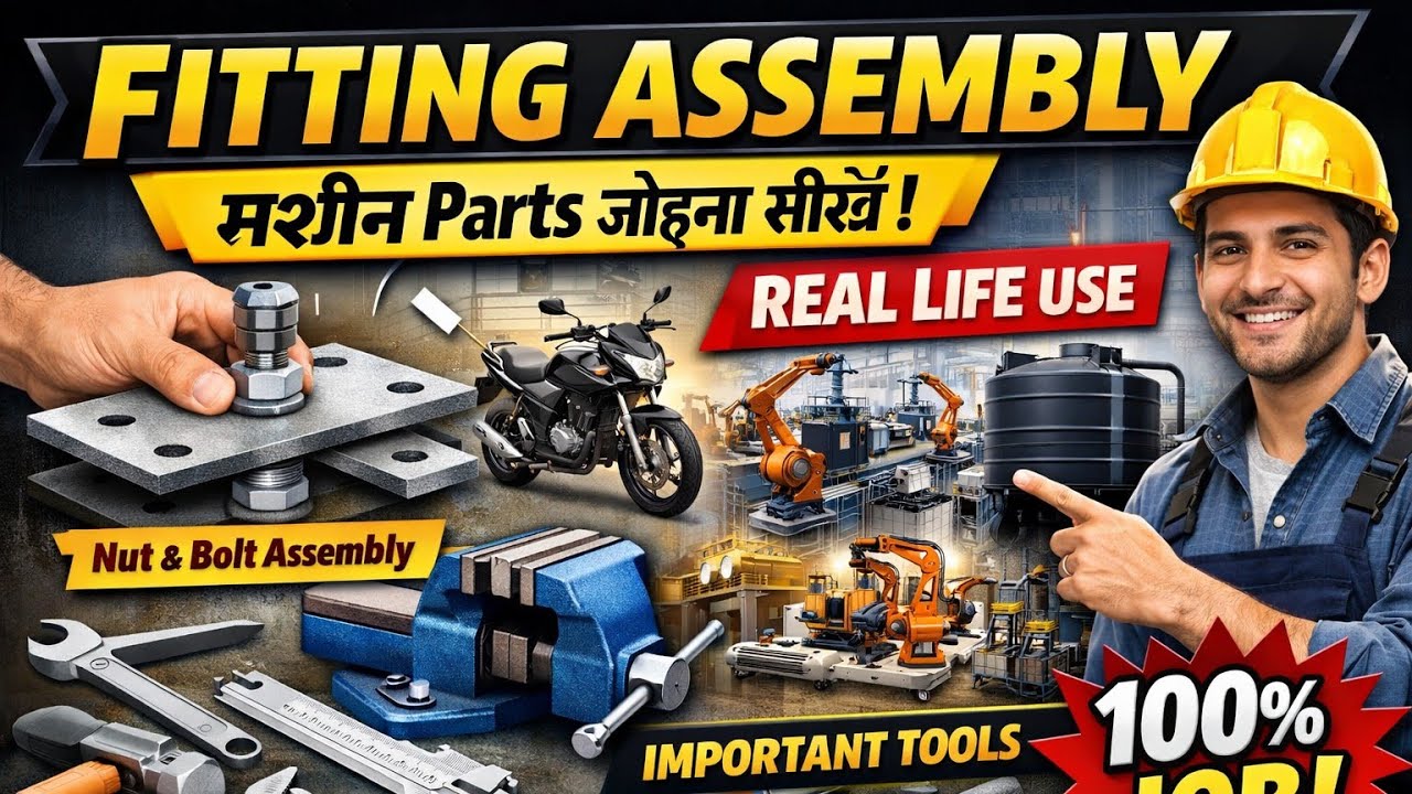 Mechanical Fitting Assembly Explained 🔩 | Tools, Examples & Industrial Uses