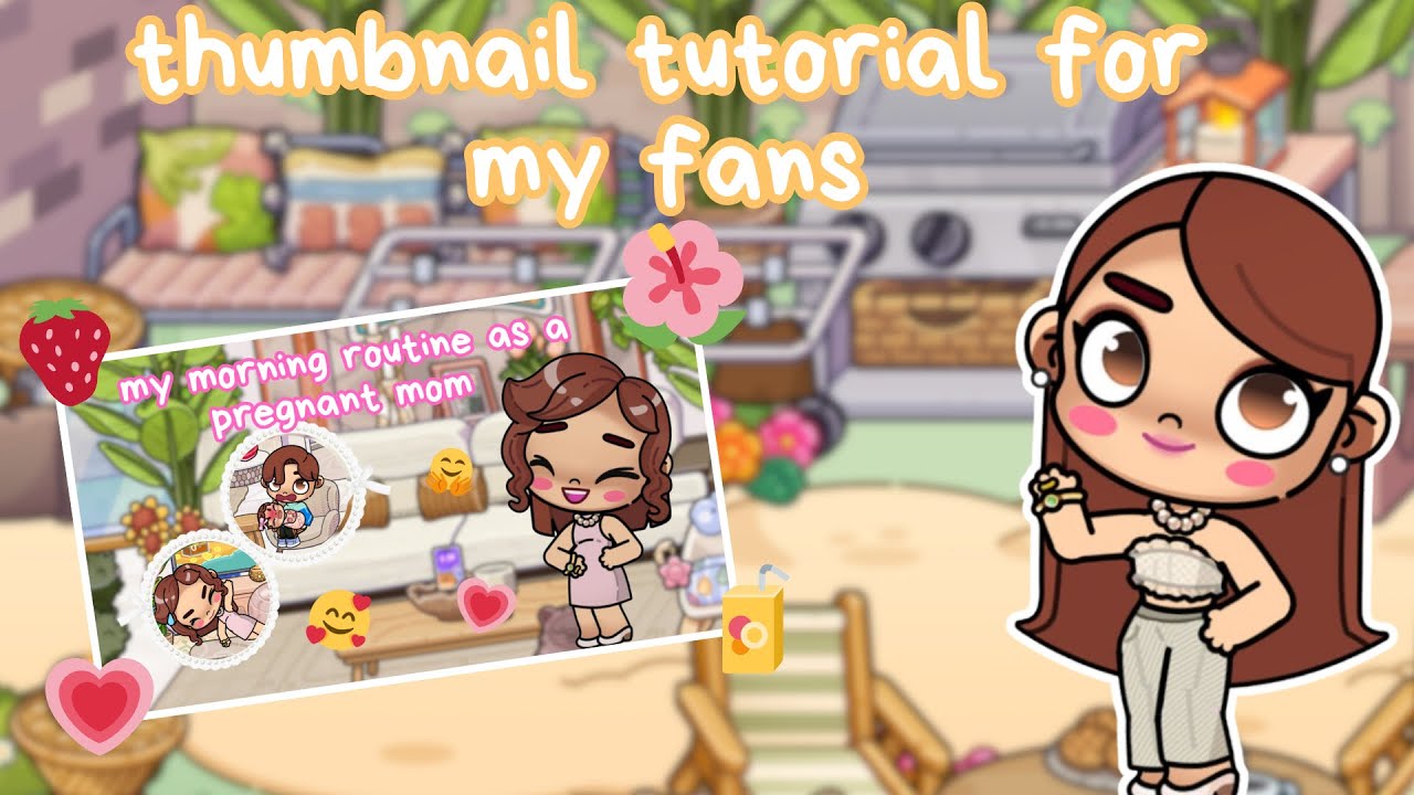 THUMBNAIL TUTORIAL! FOR MY FANS 🧚‍♀️🧃🍄 || * VOICED 🔈 * || AVATAR WORLD 