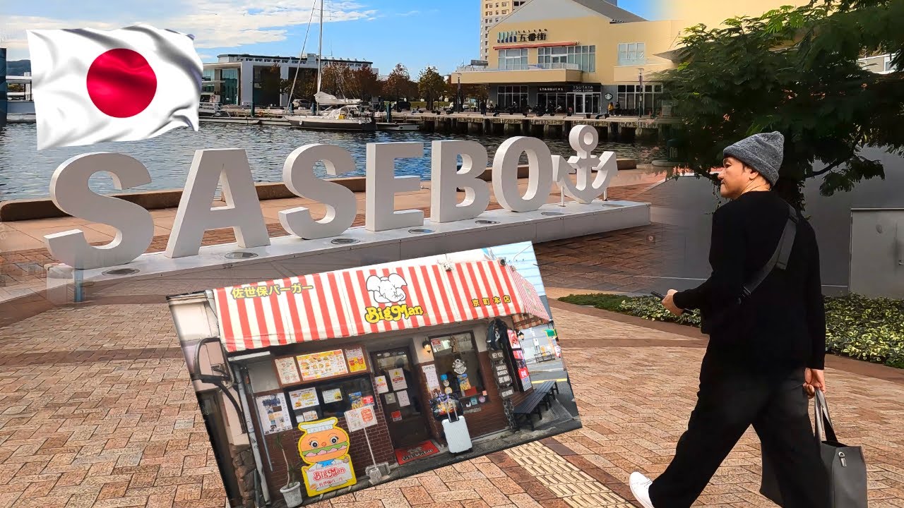 Arrival in SASEBO JAPAN | Sasebo Portside Park | Toyoko Inn Sasebo Ekimae | Sasebo Burger Big Man