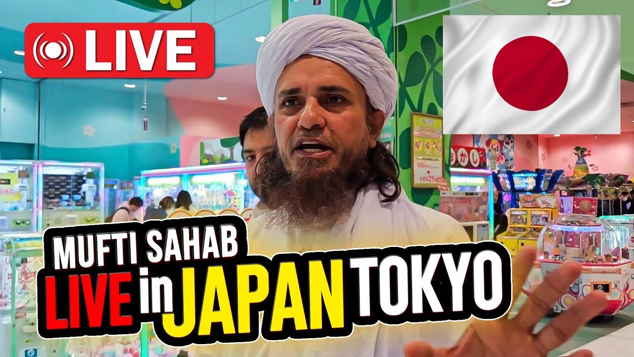 Mufti Tariq Masood Vlogs IN JAPAN PART 01