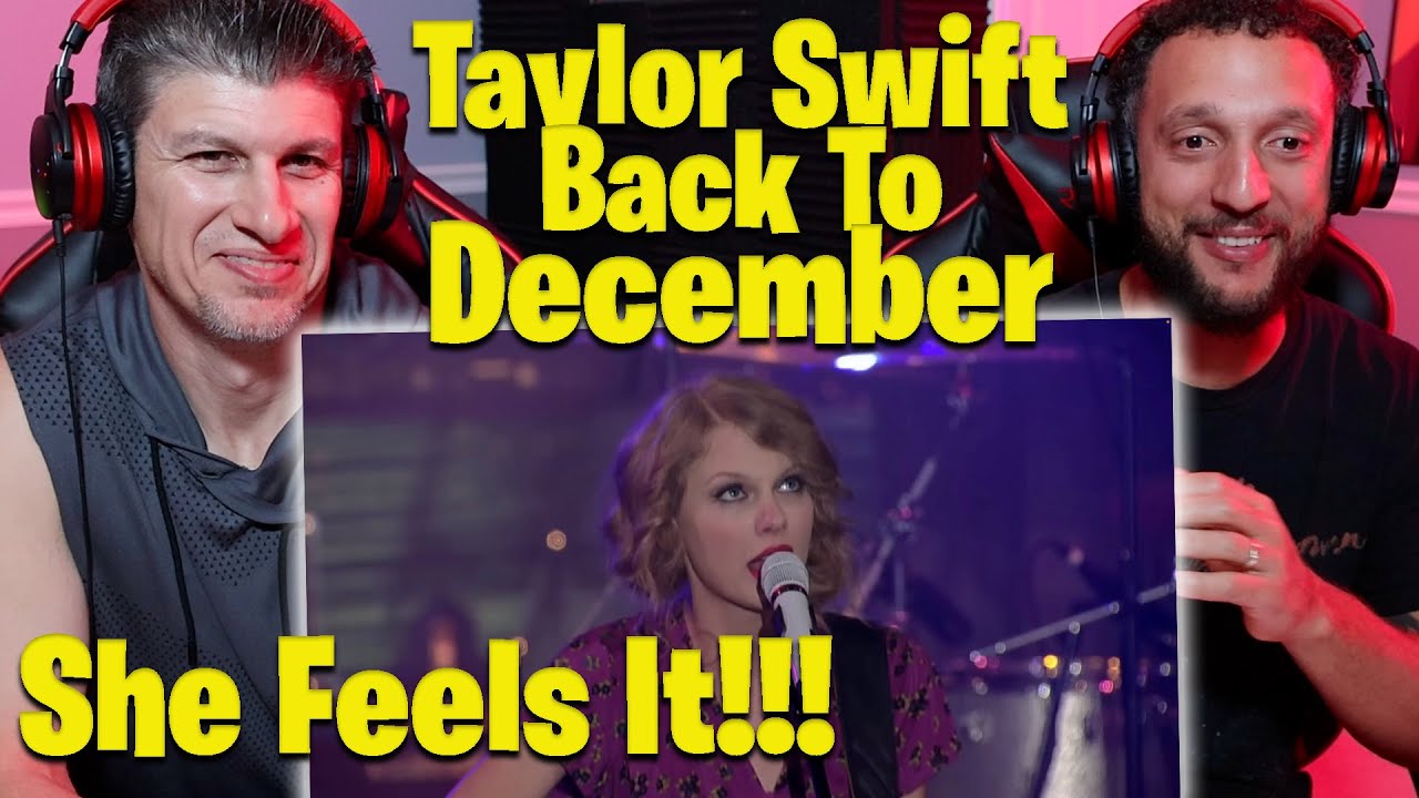 Taylor Swift - Back To December (Live on Letterman) REACTION!!!