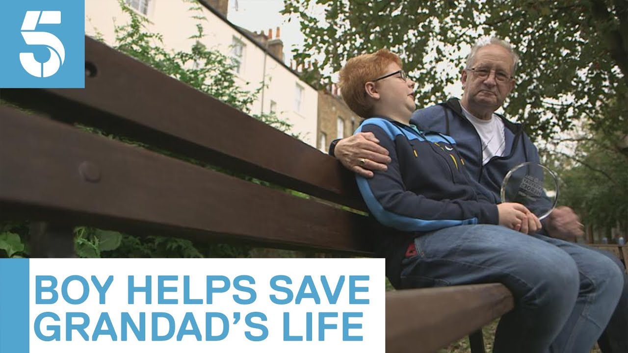 Hero 10 year old saves grandad a week after learning first aid | 5 News