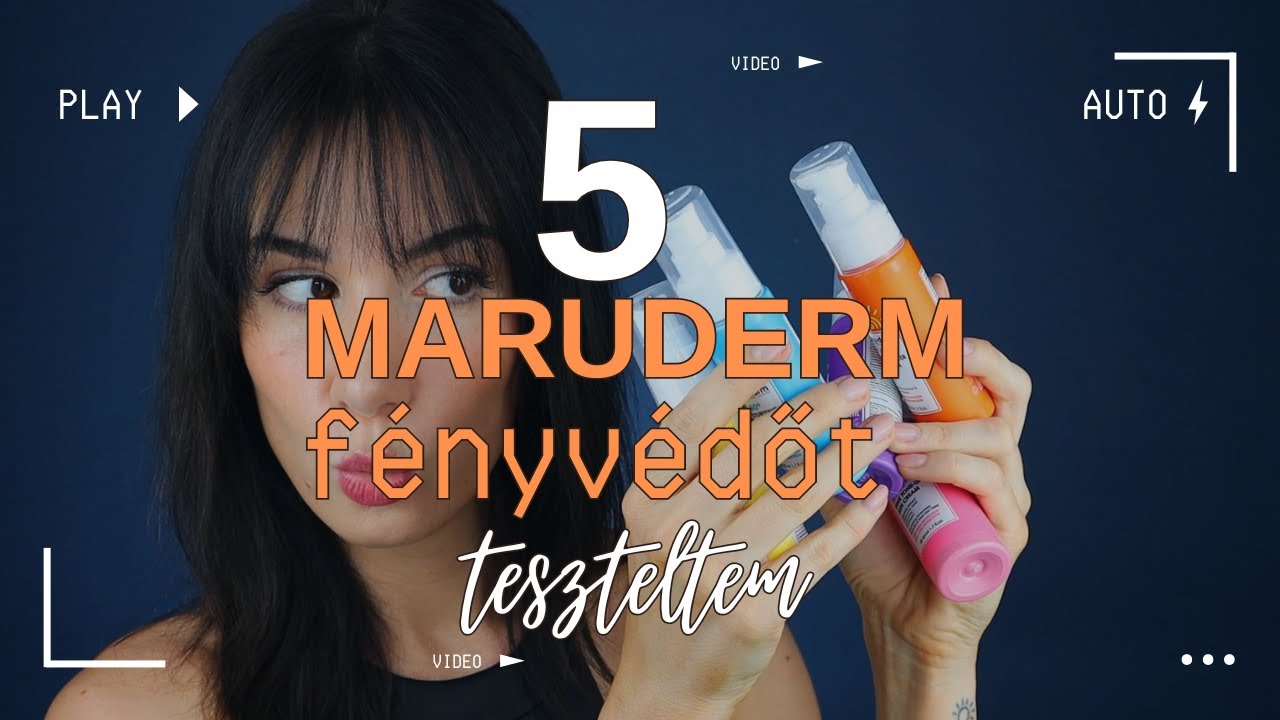 5 MARUDERM F&Eacute;NYV&Eacute;DŐT teszteltem | TP Makeup