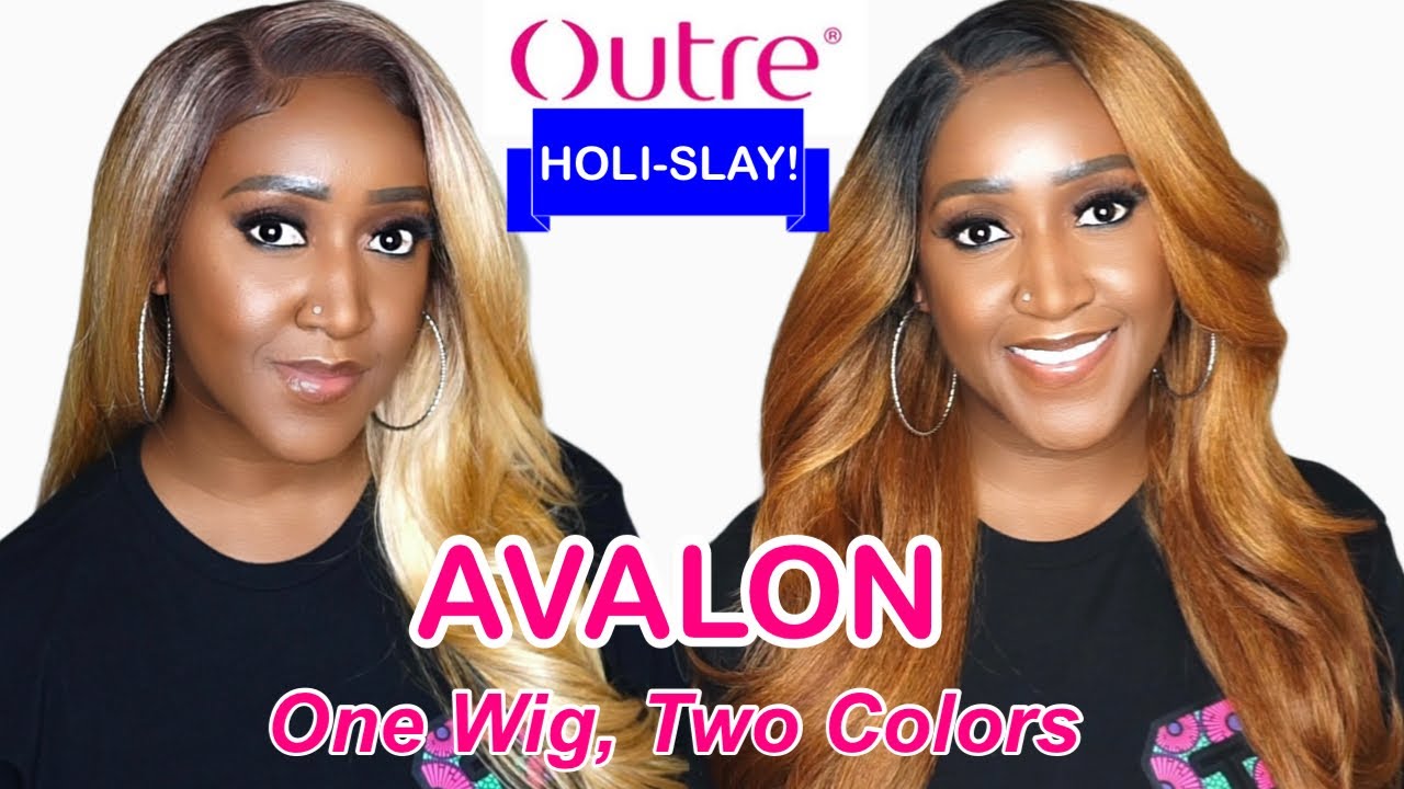 HOLI-SLAY | Outre Lace Front Deluxe Wig – AVALON – One Wig - Two Colors